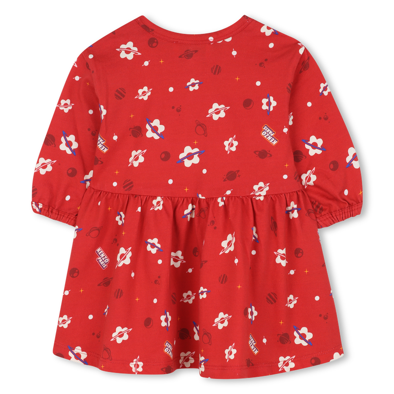 Jurk met lange mouwen KENZO KIDS 
                        GIRL