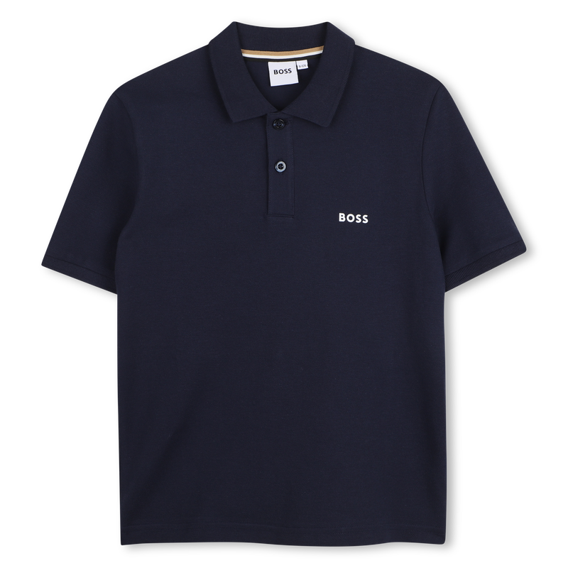 POLOSHIRT MET KORTE MOUWEN BOSS 
                        BOY