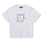 T-shirt met korte mouwen, WIT, hi-res
