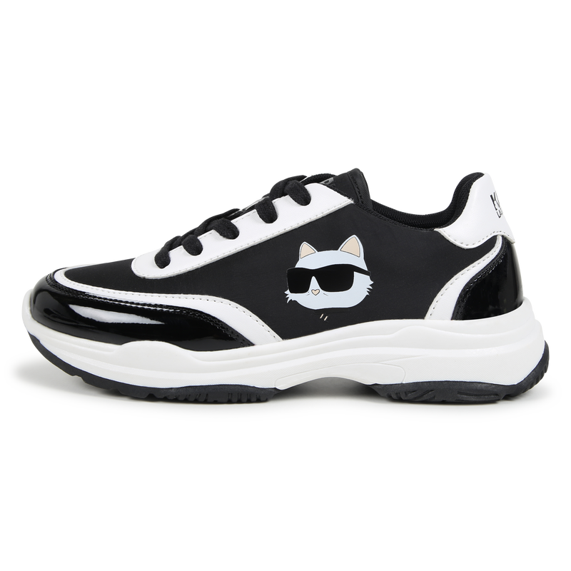 Sneakers met veters KARL LAGERFELD KIDS 
                        GIRL