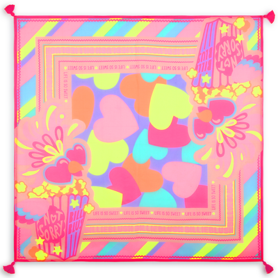 Vierkante sjaal met print BILLIEBLUSH GIRL