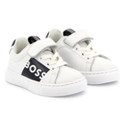 Leren sneakers in twee kleuren BOSS 
                    BOY