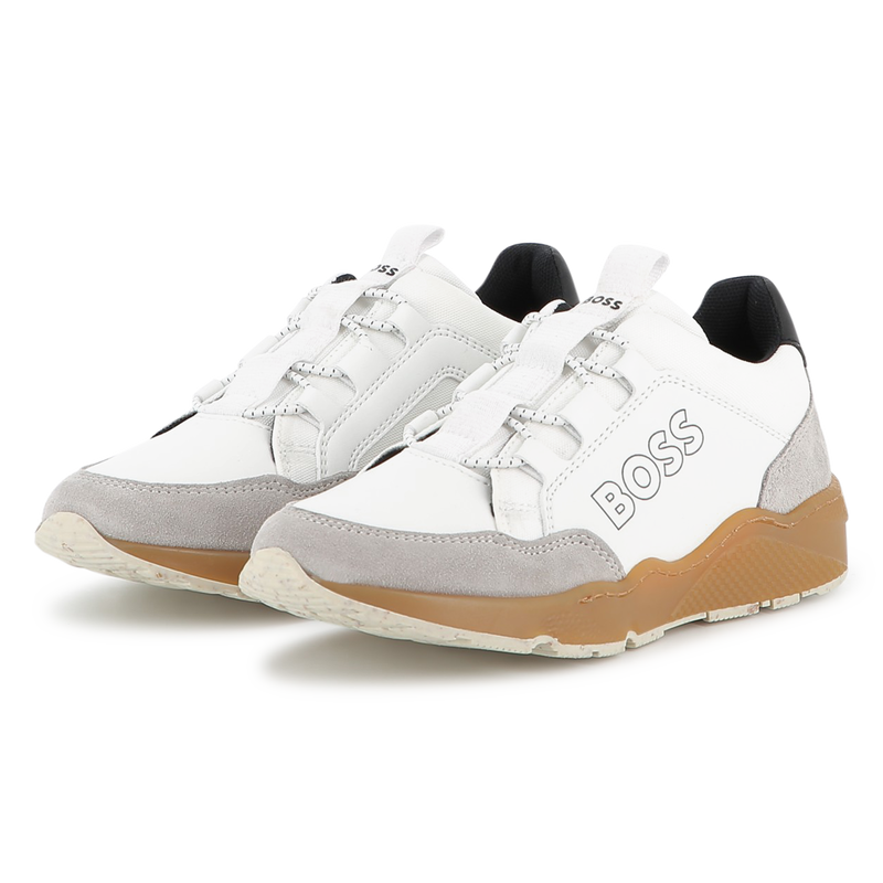 Sneakers van imitatie en canvas BOSS 
                        BOY