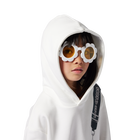 Fleece sweatshirt met capuchon MARC JACOBS 
                    GIRL