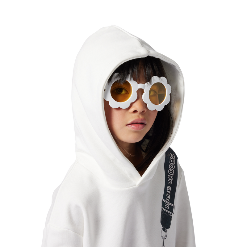 Fleece sweatshirt met capuchon MARC JACOBS 
                        GIRL