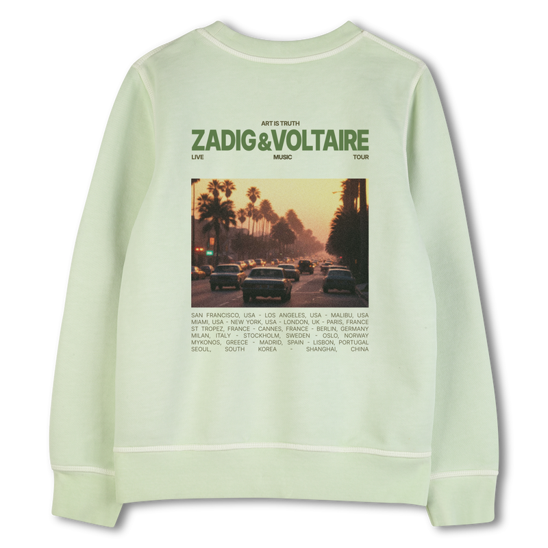 SWEATSHIRT MET RONDE HALS ZADIG & VOLTAIRE 
                        BOY