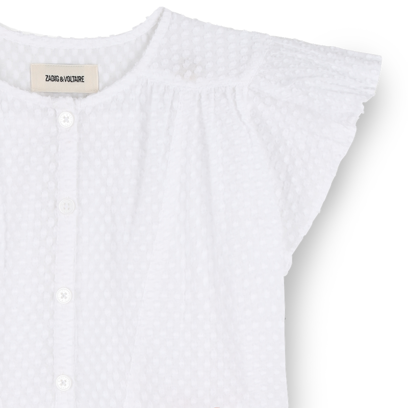 BLOUSE MET KORTE MOUWEN ZADIG & VOLTAIRE 
                        GIRL
