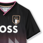 T-shirt V-hals en korte mouwen BOSS 
                    BOY
