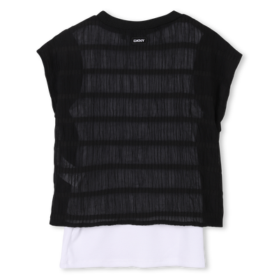 Feestelijk 2-in-1 T-shirt DKNY GIRL