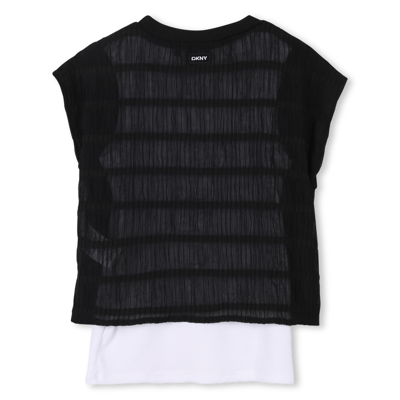 Feestelijk 2-in-1 T-shirt DKNY 
                        GIRL