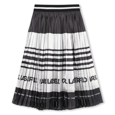 Geplooide midirok KARL LAGERFELD KIDS GIRL
