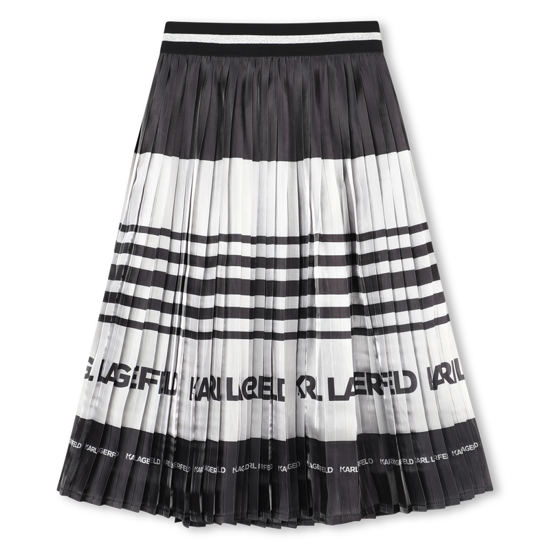 Geplooide midirok KARL LAGERFELD KIDS 
                        GIRL