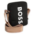 Getextureerde messenger tas BOSS 
                    BOY