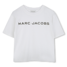 Katoenen T-shirt met strass MARC JACOBS 
                    GIRL