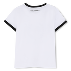 T-shirt met korte mouwen KARL LAGERFELD KIDS 
                    GIRL