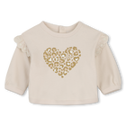 Set van sweatshirt, broek en knuffel KENZO KIDS 
                    MEISJE