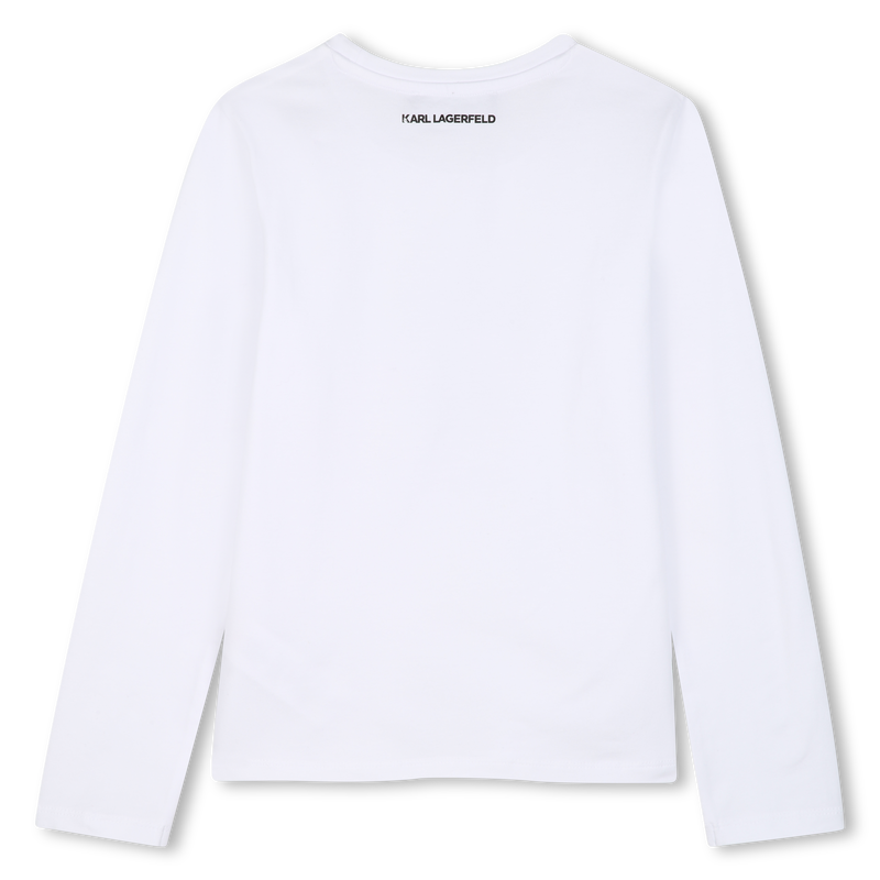 T-shirt met lange mouwen KARL LAGERFELD KIDS 
                        GIRL