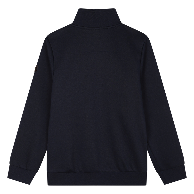 Vest met rits in materialenmix BOSS 
                        BOY