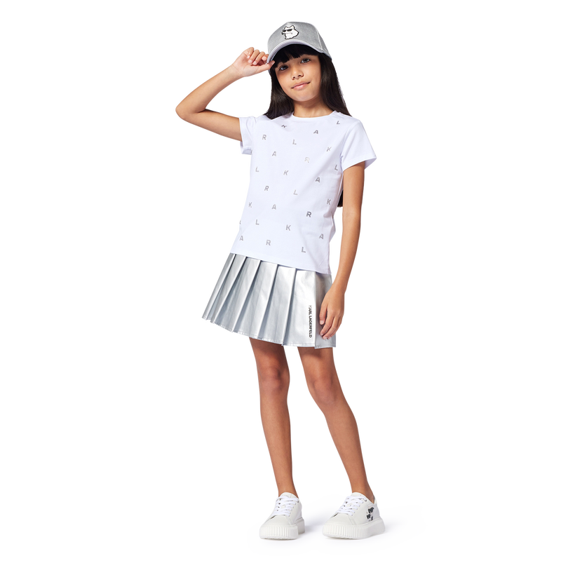 Verstelbare pet met badge KARL LAGERFELD KIDS 
                        GIRL