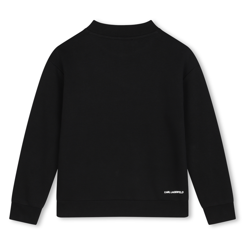 Fleece sweater KARL LAGERFELD KIDS 
                        BOY