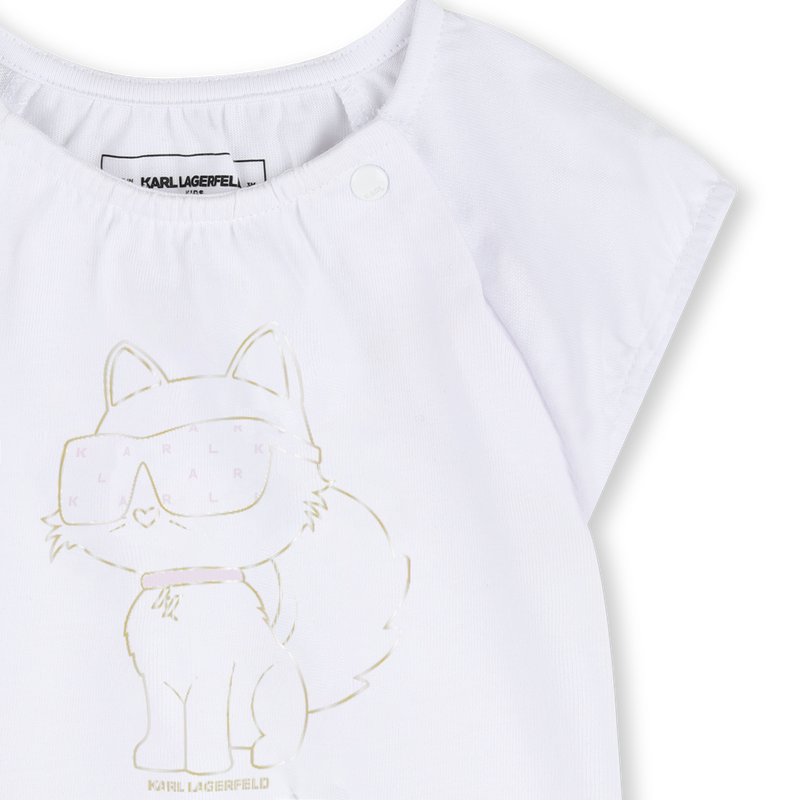 T-SHIRT EN ROK SET KARL LAGERFELD KIDS 
                        GIRL