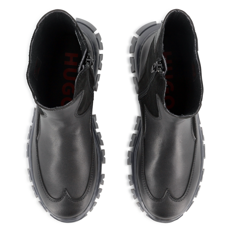 Enkellaarsjes met ritssluiting HUGO 
                        GIRL