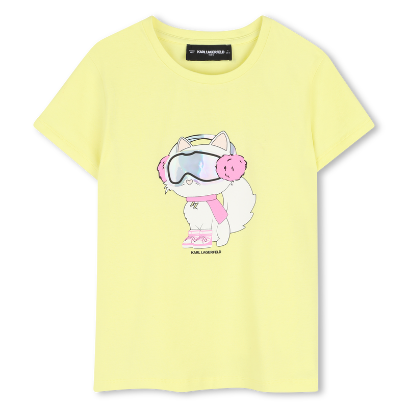 T-shirt met korte mouwen KARL LAGERFELD KIDS 
                        GIRL