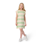 Gestreepte jurk KENZO KIDS 
                    GIRL