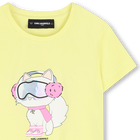 T-shirt met korte mouwen KARL LAGERFELD KIDS 
                    GIRL