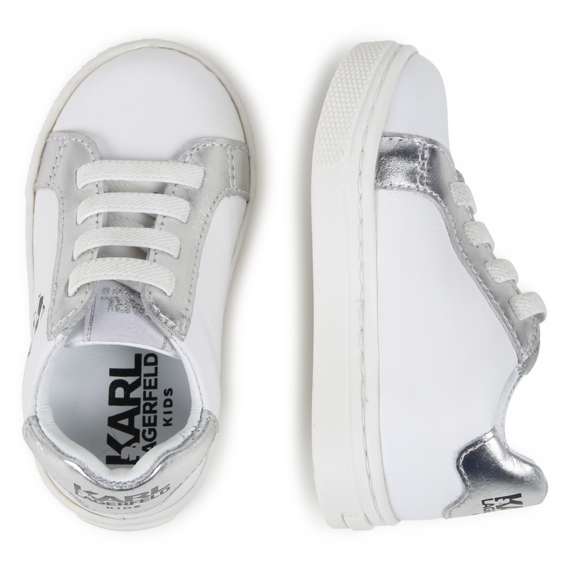Lage lederen sneakers KARL LAGERFELD KIDS 
                        UNISEX