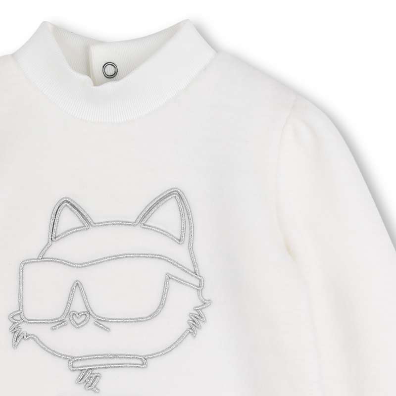 Complete set van jurk en broek KARL LAGERFELD KIDS 
                        MEISJE