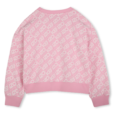 Fleece sweater van katoen KENZO KIDS GIRL